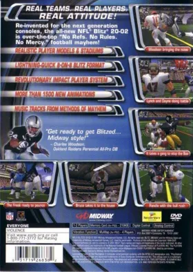 NFL Blitz 2002 box cover back